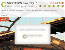 Tablet Screenshot of estateplanningaustintexas.com